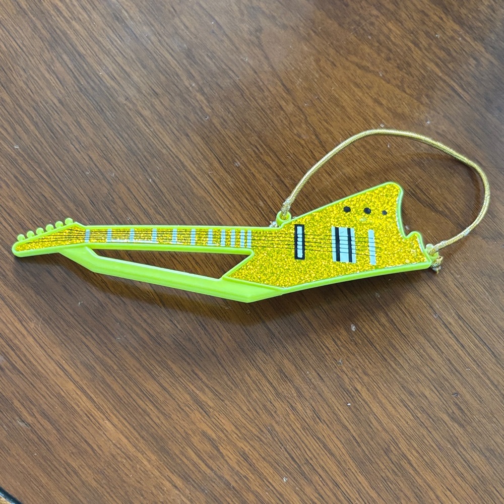 JEM Yellow Glitter Guitar Stormer